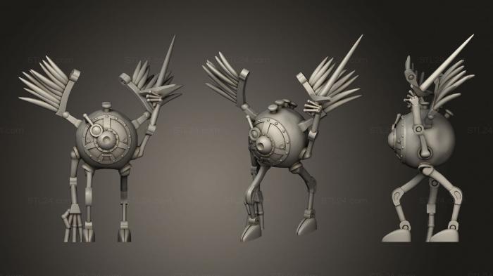 Figurines heroes, monsters and demons (Modron, STKM_3037) 3D models for cnc